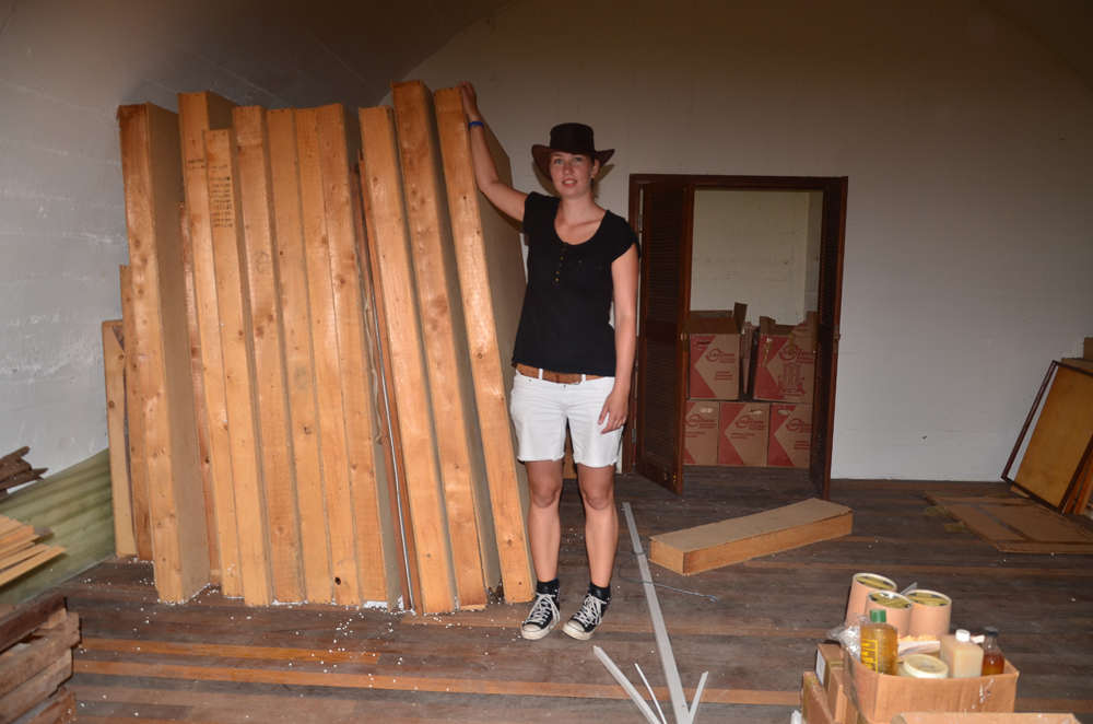 Gemäldekisten im Lagerbunker