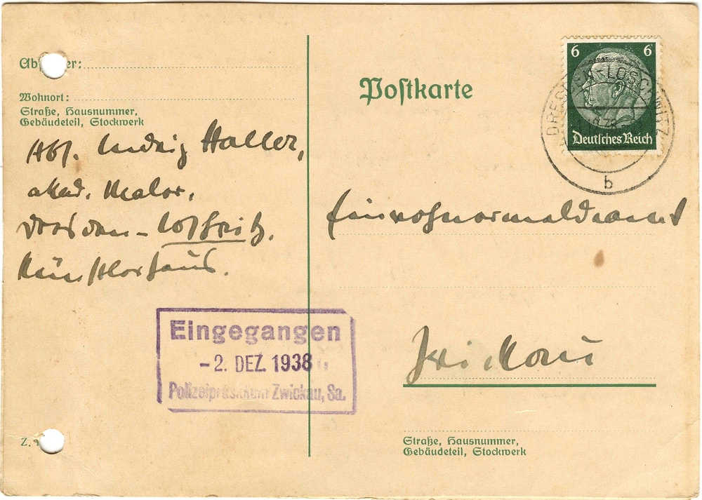 Postkarte 1938-12-02