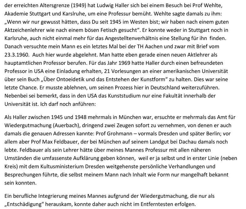 Schreiben4 von Liane Haller als Aussage beim Kriegsentschädigungsdgericht 15.Dezember 1969